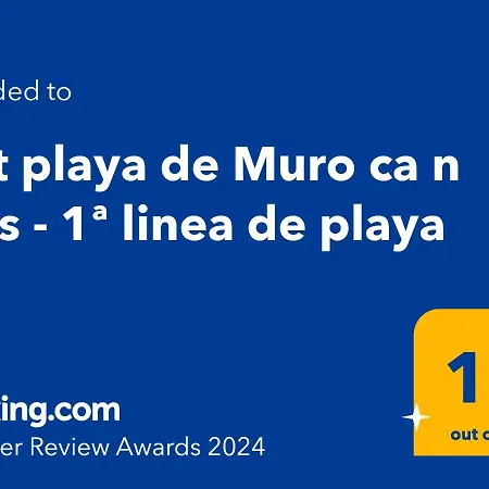 Apt Playa De Muro Ca N Ines - 1ª Linea De Playa *